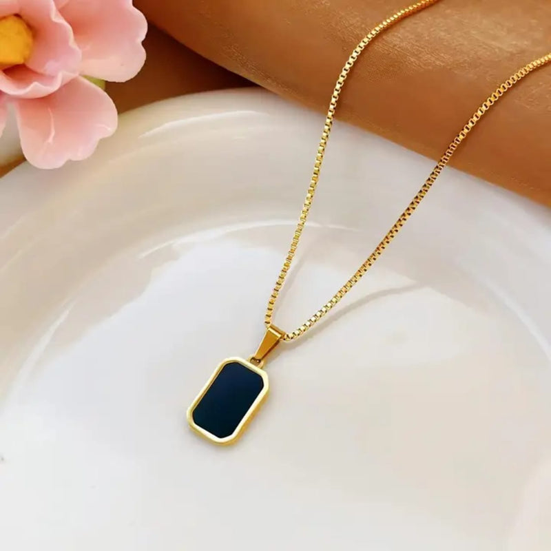 Shoperly C-174-18k Gold Plated Stainless Steel Tarnish Free Waterproof Female Jewellery