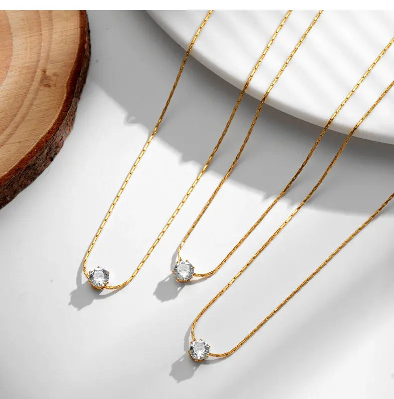 Shoperly C-188 18k Gold Plated Stainless Steel Tarnish Free Waterproof Female Jewellery