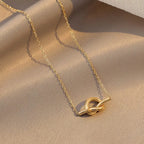 Shoperly C-198 18k Gold Plated Stainless Steel Tarnish Free Waterproof Female Jewellery