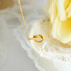 Shoperly C-198 18k Gold Plated Stainless Steel Tarnish Free Waterproof Female Jewellery