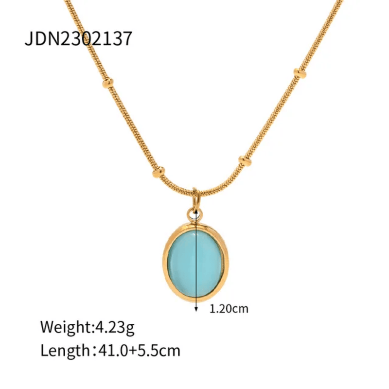 Shoperly C-199 18k Gold Plated Stainless Steel Tarnish Free Waterproof Female Jewellery