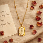 Shoperly C-203 18k Gold Plated Stainless Steel Tarnish Free Waterproof Female Jewellery