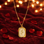 Shoperly C-203 18k Gold Plated Stainless Steel Tarnish Free Waterproof Female Jewellery