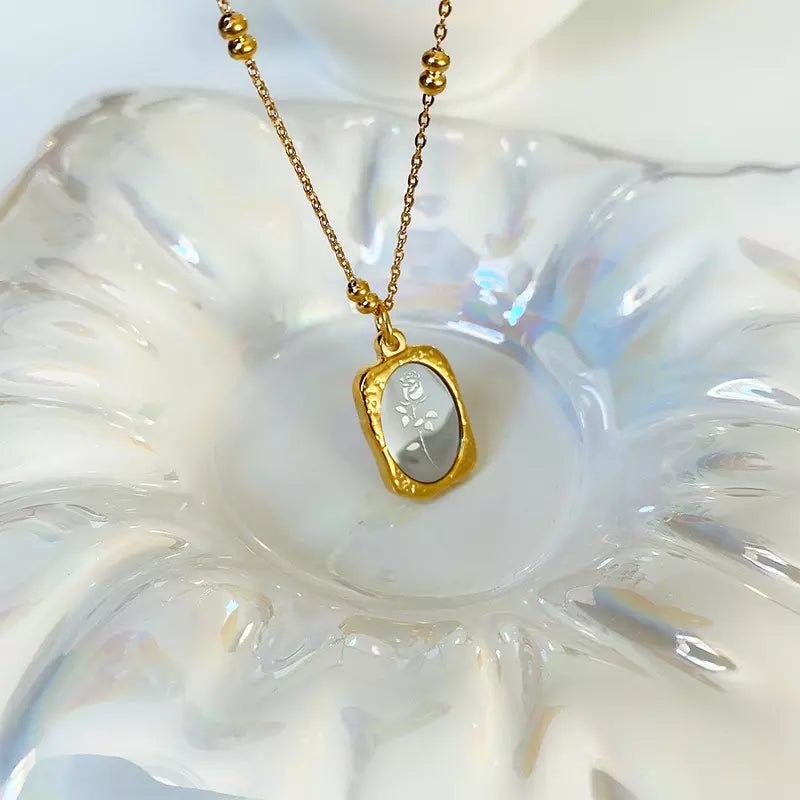 Shoperly C-203 18k Gold Plated Stainless Steel Tarnish Free Waterproof Female Jewellery
