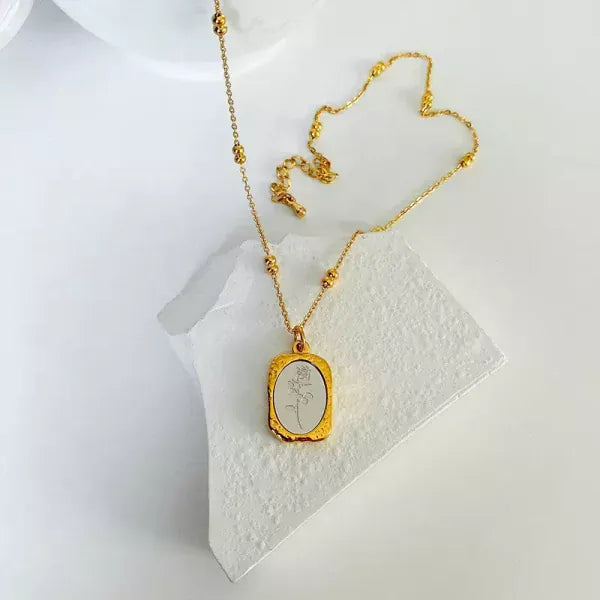 Shoperly C-203 18k Gold Plated Stainless Steel Tarnish Free Waterproof Female Jewellery