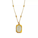Shoperly C-203 18k Gold Plated Stainless Steel Tarnish Free Waterproof Female Jewellery