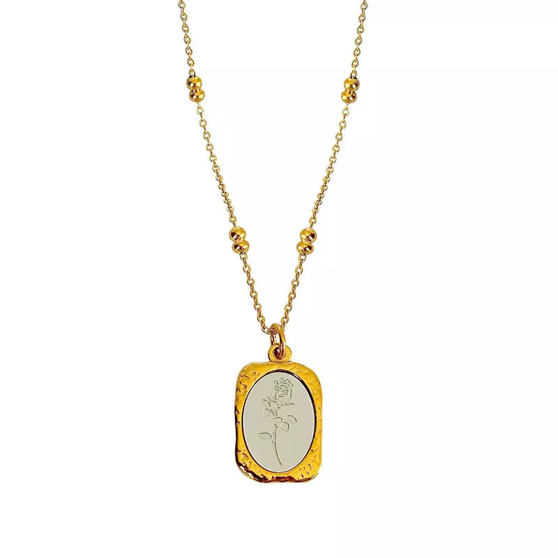 Shoperly C-203 18k Gold Plated Stainless Steel Tarnish Free Waterproof Female Jewellery
