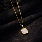 Shoperly C-204 18k Gold Plated Stainless Steel Tarnish Free Waterproof Female Jewellery