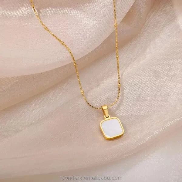 Shoperly C-204 18k Gold Plated Stainless Steel Tarnish Free Waterproof Female Jewellery