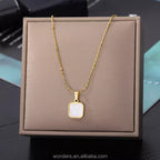 Shoperly C-204 18k Gold Plated Stainless Steel Tarnish Free Waterproof Female Jewellery