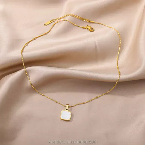 Shoperly C-204 18k Gold Plated Stainless Steel Tarnish Free Waterproof Female Jewellery