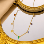 Shoperly C-214 18k Gold Plated Stainless Steel Tarnish Free Waterproof Female Jewellery