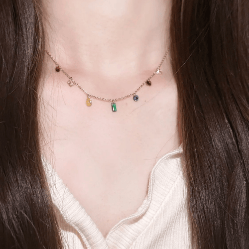 Shoperly C-214 18k Gold Plated Stainless Steel Tarnish Free Waterproof Female Jewellery