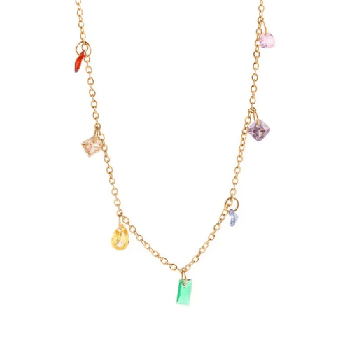 Shoperly C-214 18k Gold Plated Stainless Steel Tarnish Free Waterproof Female Jewellery