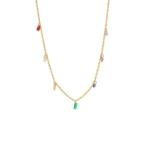 Shoperly C-214 18k Gold Plated Stainless Steel Tarnish Free Waterproof Female Jewellery