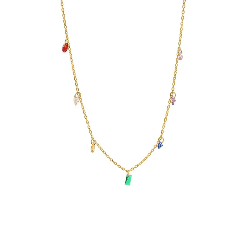 Shoperly C-214 18k Gold Plated Stainless Steel Tarnish Free Waterproof Female Jewellery