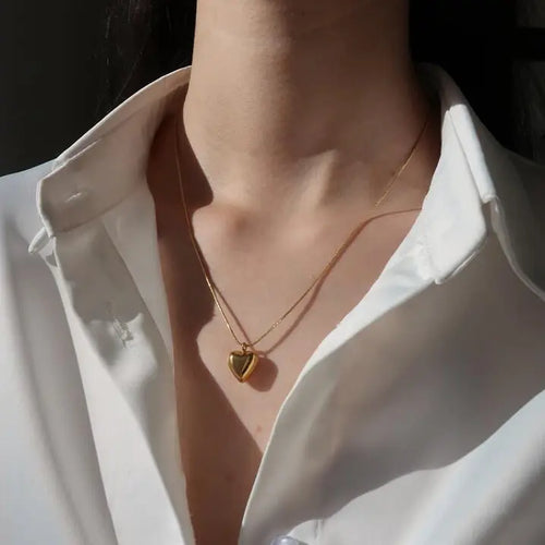 Shoperly C-223 18k Gold Plated Stainless Steel Tarnish Free Waterproof Female Jewellery
