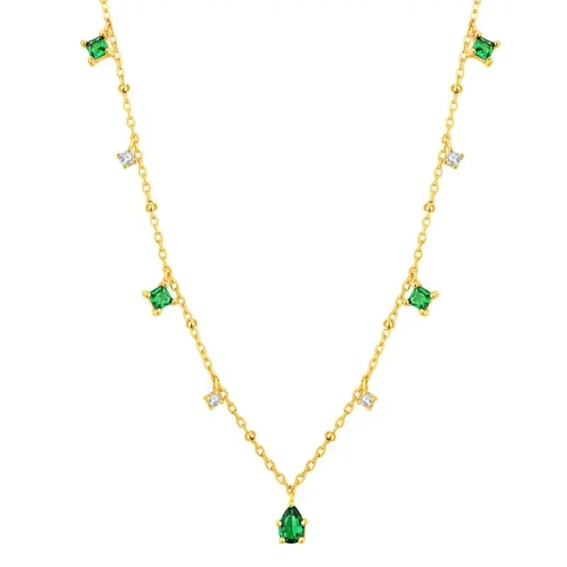 Shoperly C-227 18k Gold Plated Stainless Steel Tarnish Free Waterproof Female Jewellery