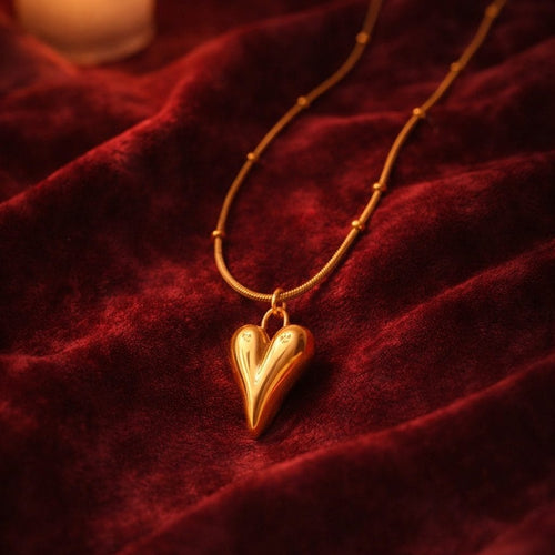 Shoperly C-233 18k Gold Plated Stainless Steel Tarnish Free Waterproof Female Jewellery
