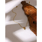 Shoperly C-233 18k Gold Plated Stainless Steel Tarnish Free Waterproof Female Jewellery