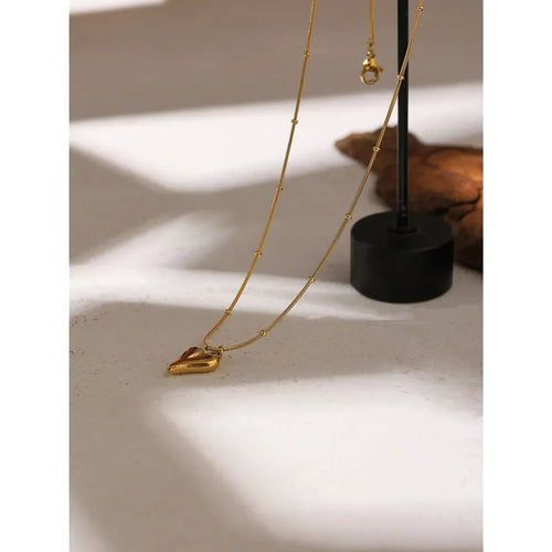 Shoperly C-233 18k Gold Plated Stainless Steel Tarnish Free Waterproof Female Jewellery