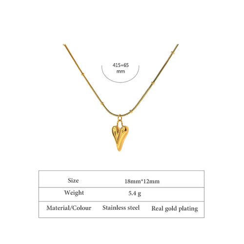 Shoperly C-233 18k Gold Plated Stainless Steel Tarnish Free Waterproof Female Jewellery