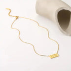 Shoperly C-244 18k  Gold Plated Stainless Steel Tarnish Free Waterproof Female Jewellery