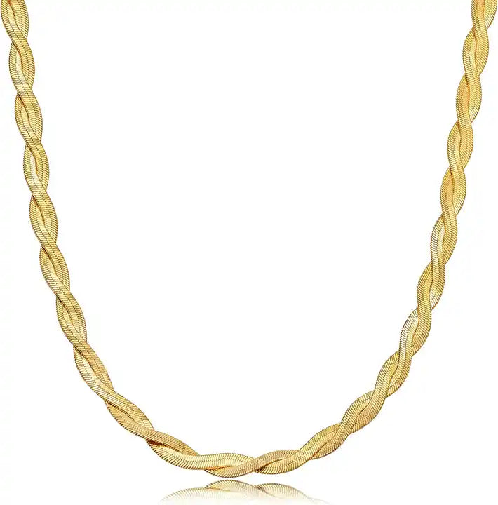 Shoperly C-245 18k Gold Plated Stainless Steel Tarnish Free Waterproof Female Jewellery