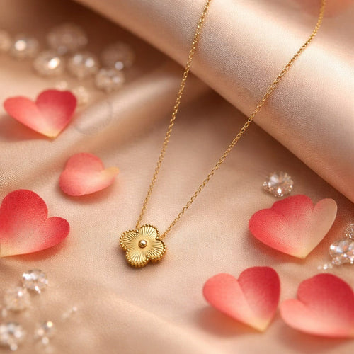 Shoperly C-248 18k Gold Plated Stainless Steel Tarnish Free Waterproof Female Jewellery