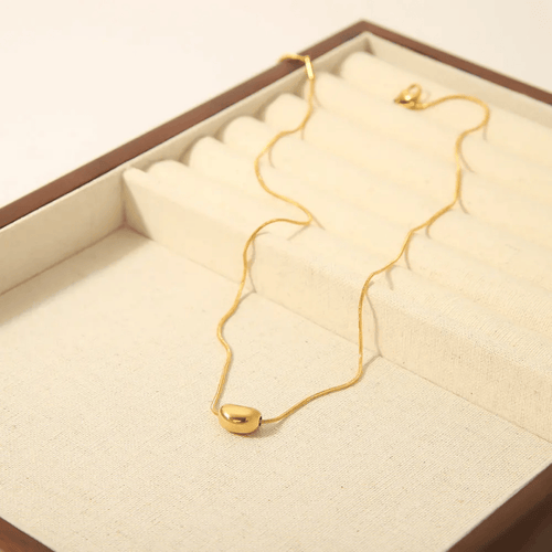 Shoperly C-250 18k Gold Plated Stainless Steel Tarnish Free Waterproof Female Jewellery