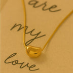 Shoperly C-250 18k Gold Plated Stainless Steel Tarnish Free Waterproof Female Jewellery