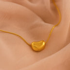 Shoperly C-250 18k Gold Plated Stainless Steel Tarnish Free Waterproof Female Jewellery
