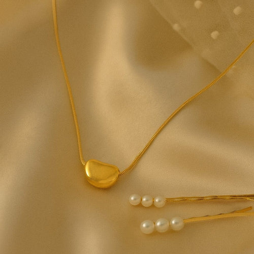 Shoperly C-250 18k Gold Plated Stainless Steel Tarnish Free Waterproof Female Jewellery