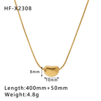 Shoperly C-250 18k Gold Plated Stainless Steel Tarnish Free Waterproof Female Jewellery