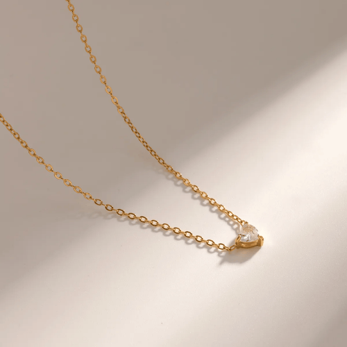 Shoperly C-251-18k Gold Plated Stainless Steel Tarnish Free Waterproof Female Jewellery