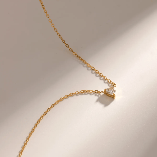 Shoperly C-251-18k Gold Plated Stainless Steel Tarnish Free Waterproof Female Jewellery