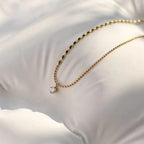 Shoperly C-256 18k Gold Plated Stainless Steel Tarnish Free Waterproof Female Jewellery