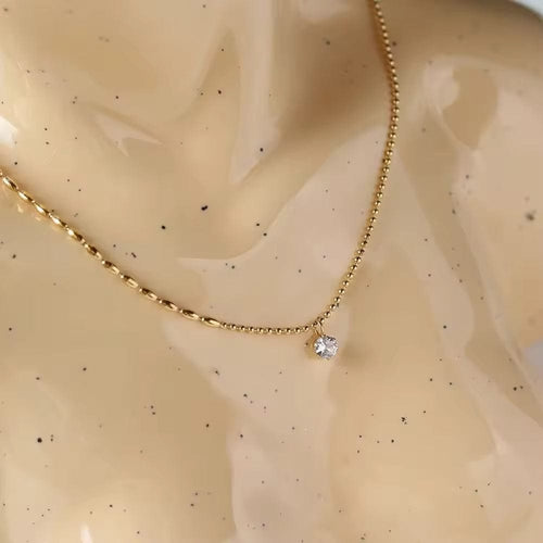 Shoperly C-256 18k Gold Plated Stainless Steel Tarnish Free Waterproof Female Jewellery