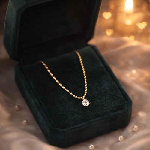 Shoperly C-256 18k Gold Plated Stainless Steel Tarnish Free Waterproof Female Jewellery