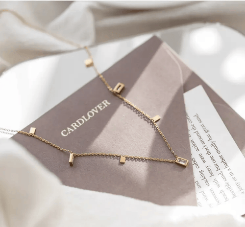 Shoperly C-257 18k Gold Plated Stainless Steel Tarnish Free Waterproof Female Jewellery