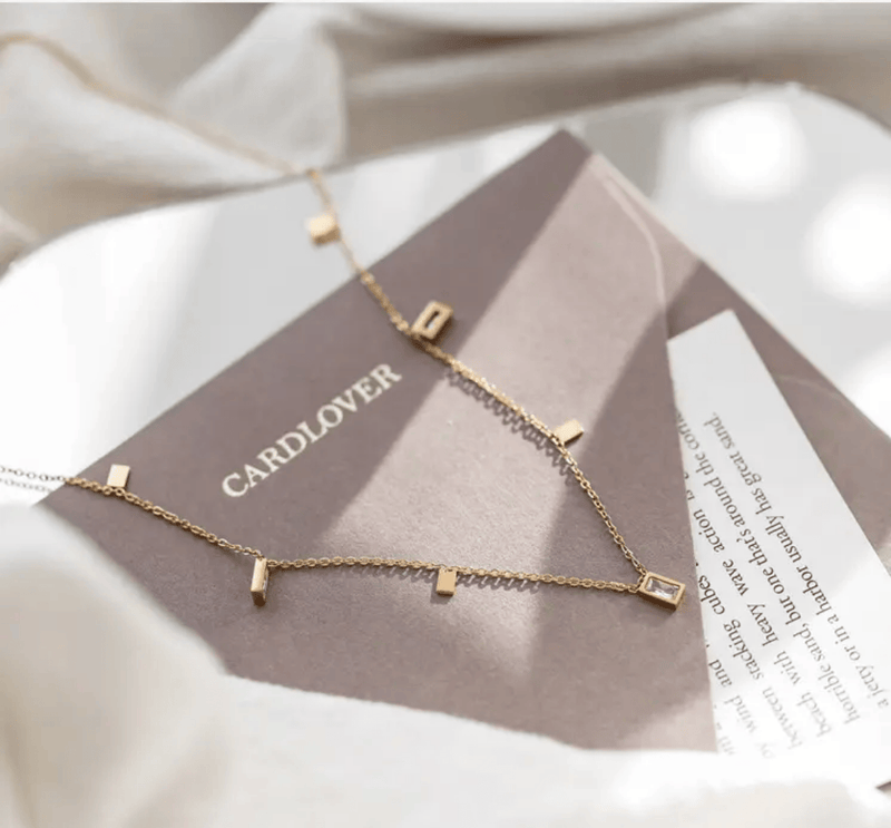 Shoperly C-257 18k Gold Plated Stainless Steel Tarnish Free Waterproof Female Jewellery