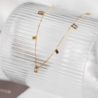Shoperly C-257 18k Gold Plated Stainless Steel Tarnish Free Waterproof Female Jewellery