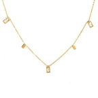 Shoperly C-257 18k Gold Plated Stainless Steel Tarnish Free Waterproof Female Jewellery
