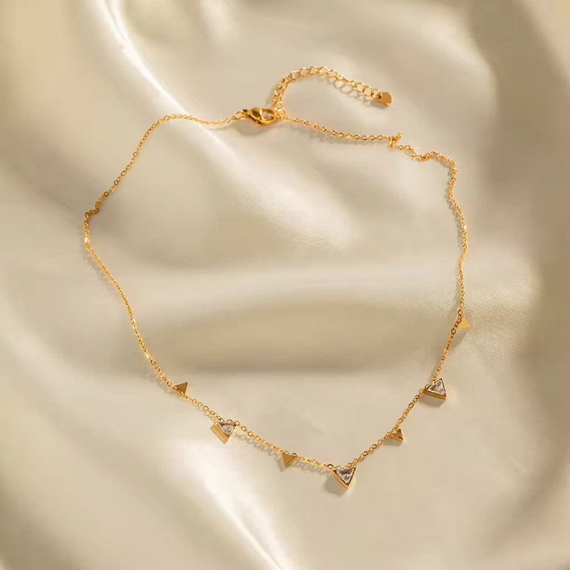 Shoperly C-259 18k Gold Plated Stainless Steel Tarnish Free Waterproof Female Jewellery