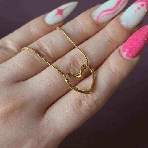 Shoperly C-260 18k Gold Plated Stainless Steel Tarnish Free Waterproof Female Jewellery