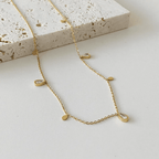 Shoperly C-261 18k Gold Plated Stainless Steel Tarnish Free Waterproof Female Jewellery