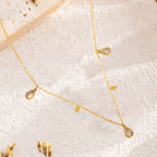 Shoperly C-261 18k Gold Plated Stainless Steel Tarnish Free Waterproof Female Jewellery
