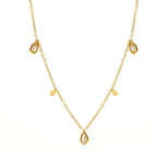 Shoperly C-261 18k Gold Plated Stainless Steel Tarnish Free Waterproof Female Jewellery