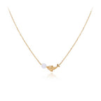 Shoperly C-264 18k Gold Plated Stainless Steel Tarnish Free Waterproof Female Jewellery