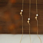 Shoperly C-264 18k Gold Plated Stainless Steel Tarnish Free Waterproof Female Jewellery